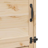 Garden Shed Natural 59.5 x 56 x 176.5 cm Solid Fir Wood 42033444
