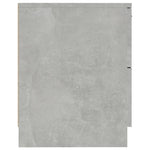 Bedside Cabinets 2 pcs Concrete Grey Engineered Wood 811223