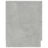 Bedside Cabinets 2 pcs Concrete Grey Engineered Wood 811223
