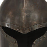 Medieval Knight Helmet Antique Replica LARP Silver Steel 286237