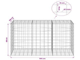 Gabion with 5 mm Wire and 10x10 cm Mesh 150x100x100 cm 3465309