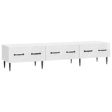 TV Cabinet High Gloss White 147 x 34.5 x 30 cm Engineered Wood 894939