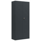 File Cabinet Anthracite 90x40x240 cm Steel 3188333