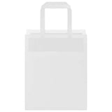 Paper Bags 250 pcs with Handles White 18x8x22 cm 4101838