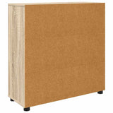Storage Cabinet Sonoma Oak 80 x 31 x 81 cm Engineered Wood 888849