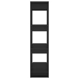 Book Cabinet/Room Divider Black 80x30x123.5 cm 811575