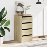 Corner Chest of Drawers Sonoma Oak 40x41x76 cm Engineered Wood 852863