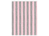 Insect Curtain Chenille Silver Grey and Pink 118 x 220 cm 42034444