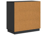 Sideboard Black 66 x 34.5 x 87 cm Engineered Wood 895276