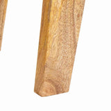 End Table with Shelf Brown 40 x 32 x 46 cm Solid Mango Wood 4104551