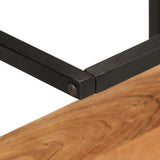 Wall Shelf 40x30x50 cm Solid Wood Acacia and Iron 372749