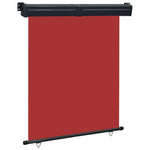 ZNTS Balcony Side Awning 145x250 cm Red 48427