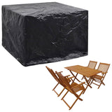Garden Furniture Covers 2 pcs 8 Eyelets 122x112x98 cm 279134
