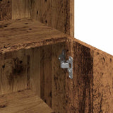 Bathroom Cabinet Old Wood 30x30x95 cm Engineered Wood 856137