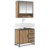 Bathroom Cabinet Artisan Oak 65 x 33 x 60 cm Engineered Wood 883625