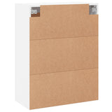 Wall Mounted Cabinet White 69.5x34x90 cm Engineered Wood 830380