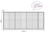Gabion with 3.5 mm Wire and 5x10 cm Mesh 350x50x200 cm 3462865