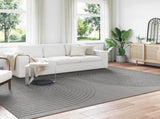 Area Rugs Rectangular GALATI Grey 340 x 240 cm Polyester 42022823