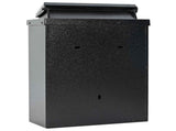 Wall Mounted Mailbox Black 29 x 13 x 41 cm Cast Aluminum 42023497