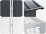Bird Cage Anthracite 824 x 208 x 247 cm Galvanised Steel 3325158