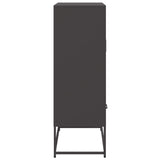 Highboard Black 68x39x111.5 cm Steel 846608