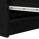 Sideboard Black Oak 100x35x99 cm Engineered Wood 3328490