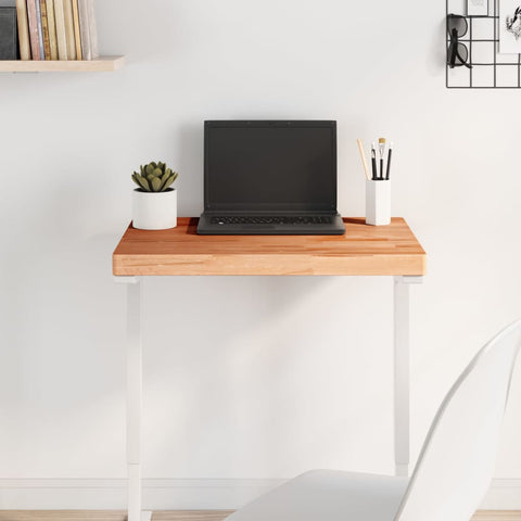Table Top 60x40x4 cm Rectangular Solid Wood Beech 3188899