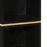 Bathroom Cabinet 40x27x180 cm Iron and Solid Wood Mango 3217108