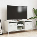 ZNTS TV Cabinet White 101.5x39x43.5 cm Cold-rolled Steel 851303
