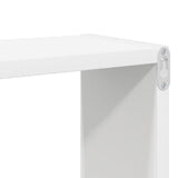 Wall Cube Shelf 4 pcs White 80x15x26.5 cm Engineered Wood 807107