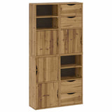Side Cabinets 4 pcs "ODDA" 40x24x79 cm Solid Wood Pine 3365348
