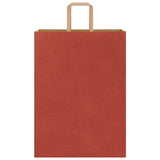 Paper Bags 250 pcs with Handles Red 32x17x44 cm 4101986