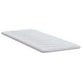 Mattress Topper White 70 x 200 x 5.5 cm Knit Fabric 4106412