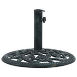 ZNTS Umbrella Base Green 9 kg 40 cm Cast Iron 47863