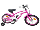Kids Bike 12 Inches for 2-4 Years Old Dark Pink 42009690