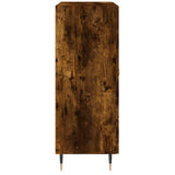Sideboard Smoked Oak 69.5x34x90 cm Engineered Wood 830177