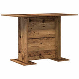 Dining Table Old Wood 110 x 60 x 75 cm Engineered Wood 863164