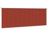 Outdoor Roller Blind 90% UV Block Terracota 400 x 230 cm HDPE 42036011