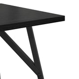 Side Table Set 2 pcs Black Oak 869726