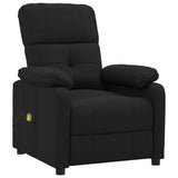 Massage Chair Black Fabric 289674