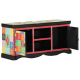 TV Cabinet Multicolour 100 x 35 x 50 cm Solid Mango Wood 4017571