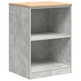 Garage Cabinets 2 pcs Concrete Grey Engineered Wood 3328281