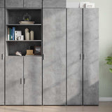 Highboard Concrete Grey 45x42.5x185 cm Engineered Wood 3281409