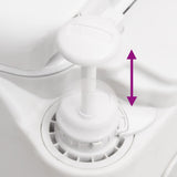 Integrated Camping Toilet White 2417 L HDPE&Steel 154409