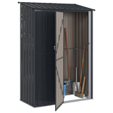 Garden Sheds Anthracite 140.5 x 74 x 200 cm Metal 42011297
