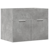 Sink Cabinet Concrete Grey 60x38.5x46 cm Engineered Wood 856208