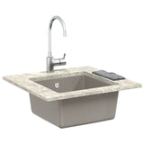 Sink Grey 430 x 460 mm 80% Quartz and 20% Resin 42028421