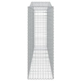Arched Gabion Basket 400x50x140/160 cm Galvanised Iron 153417