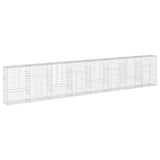 Gabion Basket with Cover 800x50x150 cm Galvanised Iron 3295161