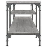 TV Cabinet Grey Sonoma 201x35x45 cm Engineered Wood&Iron 831816